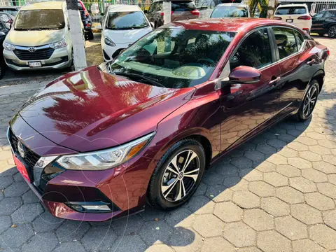 Nissan Sentra Advance Aut usado (2020) color Rojo financiado en mensualidades(enganche $70,681 mensualidades desde $6,278)