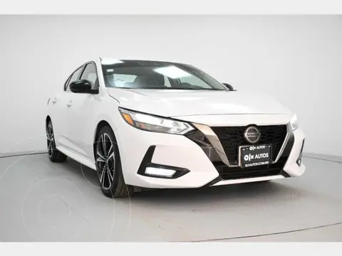 Nissan Sentra SR usado (2020) color Blanco financiado en mensualidades(enganche $101,750 mensualidades desde $6,054)