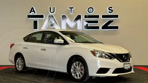 Nissan Sentra Sense usado (2019) color Blanco financiado en mensualidades(enganche $48,400 mensualidades desde $5,184)