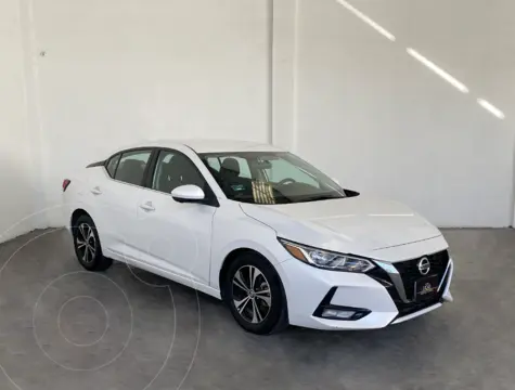 Nissan Sentra Advance usado (2021) color Blanco financiado en mensualidades(enganche $83,044 mensualidades desde $6,403)