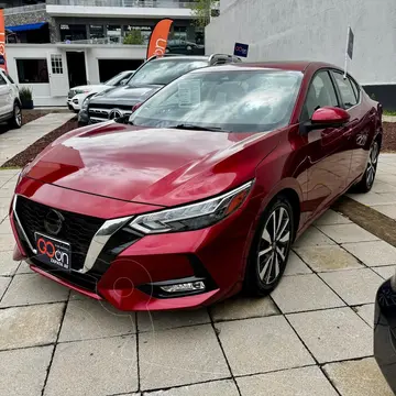 Nissan Sentra Exclusive Aut usado (2020) color Rojo financiado en mensualidades(enganche $84,475 mensualidades desde $6,460)
