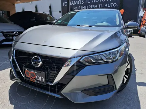 Nissan Sentra Sense Aut usado (2022) color Gris financiado en mensualidades(enganche $78,752 mensualidades desde $6,022)