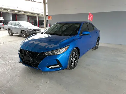 Nissan Sentra Advance usado (2023) color Azul financiado en mensualidades(enganche $110,813 mensualidades desde $5,288)