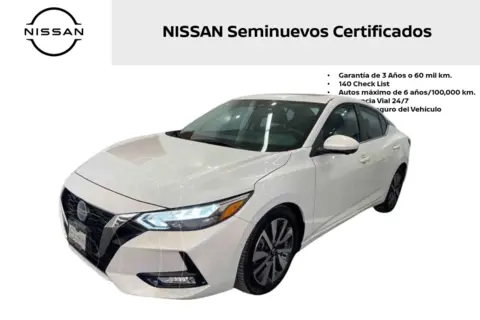Nissan Sentra Advance usado (2023) color Blanco precio $355,000