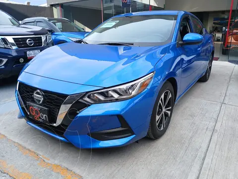 Nissan Sentra Sense usado (2023) color Azul financiado en mensualidades(enganche $81,750 mensualidades desde $6,251)