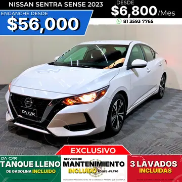 Nissan Sentra Sense Aut usado (2023) color Blanco precio $279,900