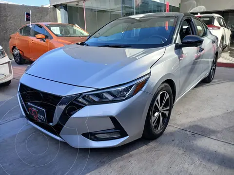 Nissan Sentra Advance usado (2022) color plateado financiado en mensualidades(enganche $87,200 mensualidades desde $6,668)