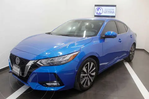 Nissan Sentra Exclusive Aut usado (2020) color Azul financiado en mensualidades(enganche $83,000 mensualidades desde $9,548)