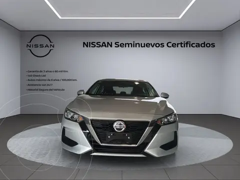 Nissan Sentra Sense Aut usado (2023) color plateado financiado en mensualidades(enganche $105,308 mensualidades desde $5,026)