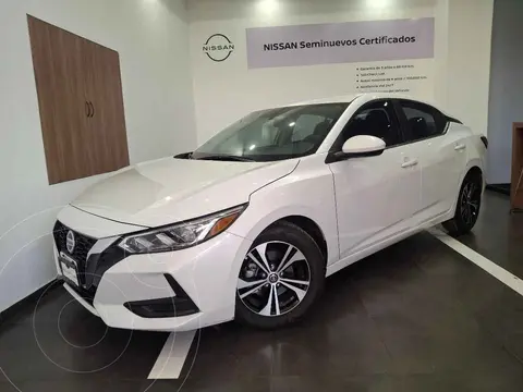 Nissan Sentra Sense Aut usado (2023) color Blanco financiado en mensualidades(enganche $74,800 mensualidades desde $7,379)