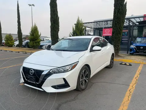 Nissan Sentra Sense Aut usado (2022) color Blanco financiado en mensualidades(enganche $112,291 mensualidades desde $5,359)