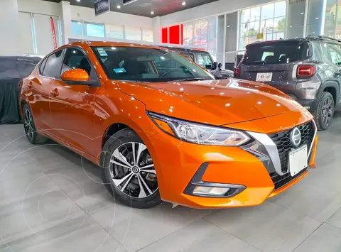 Nissan Sentra Advance usado (2023) color Naranja financiado en mensualidades(enganche $137,815 mensualidades desde $5,921)