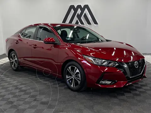 Nissan Sentra Advance usado (2021) color Rojo precio $308,999