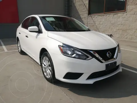 Nissan Sentra Sense usado (2019) color Blanco financiado en mensualidades(enganche $73,327 mensualidades desde $6,547)