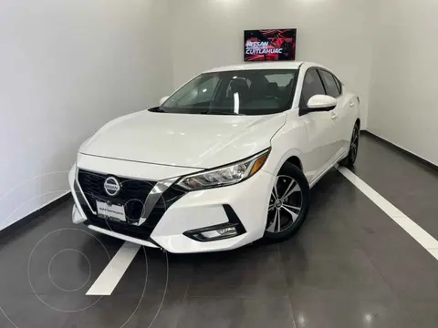 Nissan Sentra Advance Aut usado (2021) color Blanco financiado en mensualidades(enganche $66,000 mensualidades desde $6,511)