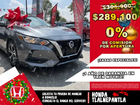 Nissan Sentra Sense Aut usado (2023) color Gris financiado en mensualidades(enganche $120,844 mensualidades desde $5,084)