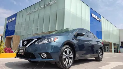 Nissan Sentra Exclusive Aut usado (2018) color Azul financiado en mensualidades(enganche $108,500 mensualidades desde $6,023)