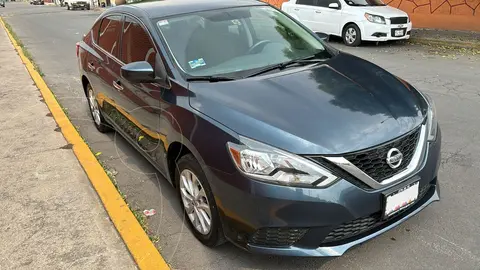 Nissan Sentra Sense Aut usado (2018) color Azul precio $210,000