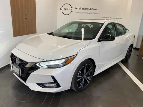 Nissan Sentra SR Platinum Aut usado (2023) color Blanco financiado en mensualidades(enganche $95,700 mensualidades desde $9,441)