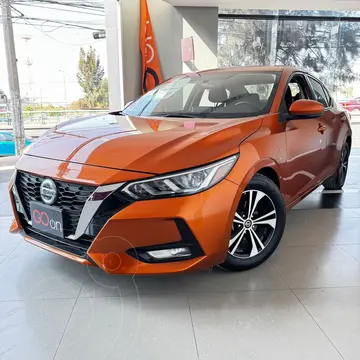 Nissan Sentra Advance usado (2020) color Naranja financiado en mensualidades(enganche $79,025 mensualidades desde $6,043)