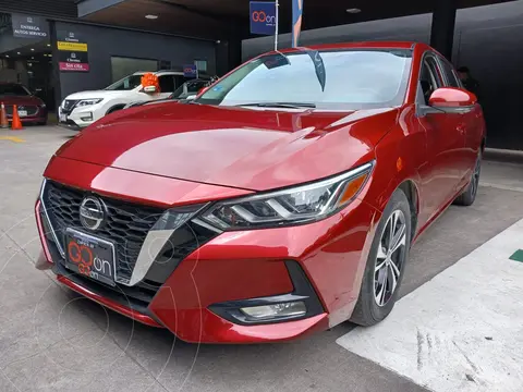 Nissan Sentra Advance usado (2022) color Rojo financiado en mensualidades(enganche $81,205 mensualidades desde $6,210)
