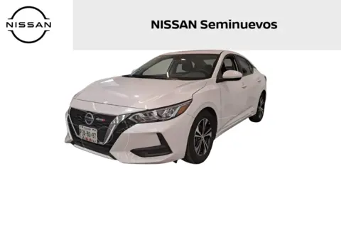 Nissan Sentra Sense usado (2023) color Blanco precio $285,000