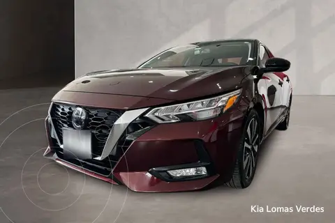 Nissan Sentra Exclusive Bi-tono Aut usado (2021) color Vino Tinto financiado en mensualidades(enganche $90,031 mensualidades desde $7,997)