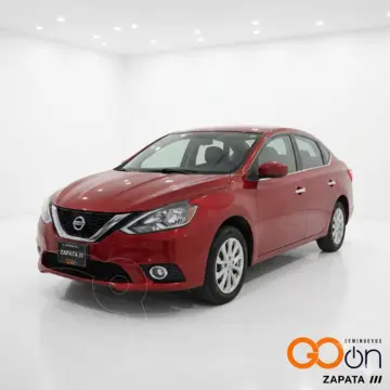 Nissan Sentra Advance usado (2018) color NISSROJO BURDEOS precio $219,000