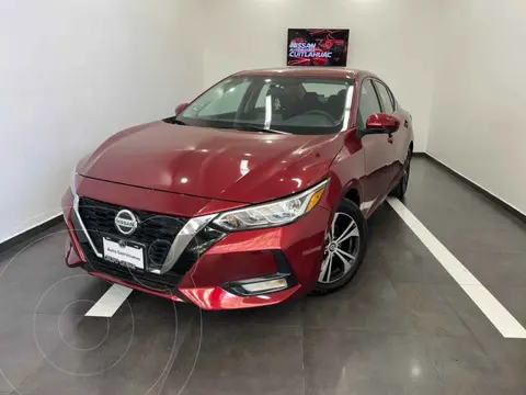 Nissan Sentra Advance usado (2021) color Rojo financiado en mensualidades(enganche $63,800 mensualidades desde $6,294)