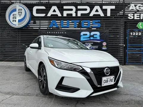 Nissan Sentra Sense Aut usado (2022) color Blanco financiado en mensualidades(enganche $65,780 mensualidades desde $6,856)