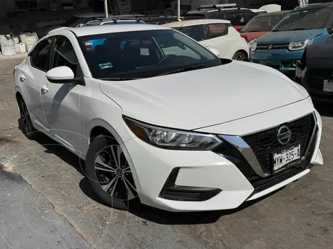 Nissan Sentra Sense Aut usado (2020) color Blanco precio $260,000