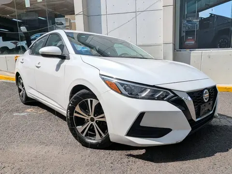 Nissan Sentra Sense Aut usado (2023) color Blanco financiado en mensualidades(enganche $114,950 mensualidades desde $4,938)