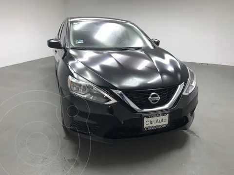 Nissan Sentra Sense usado (2019) color Negro financiado en mensualidades(enganche $57,000 mensualidades desde $6,300)