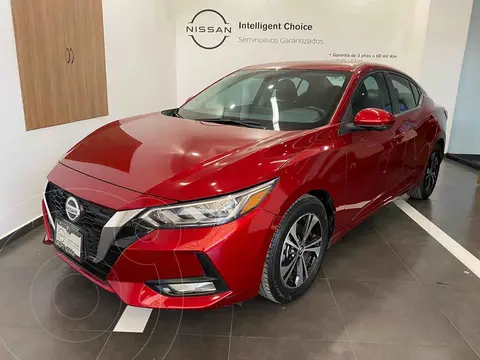 Nissan Sentra Advance usado (2021) color Rojo precio $330,000