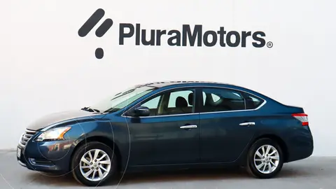 Nissan Sentra Sense Aut usado (2015) color Azul precio $155,000