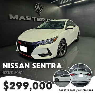 Nissan Sentra Sense Aut usado (2021) color Blanco precio $299,000