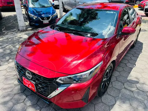 Nissan Sentra Advance usado (2024) color Rojo financiado en mensualidades(enganche $82,506 mensualidades desde $7,328)
