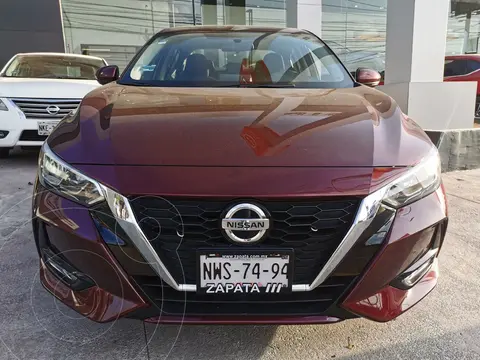 Nissan Sentra Advance usado (2020) color Rojo financiado en mensualidades(enganche $83,750 mensualidades desde $8,431)