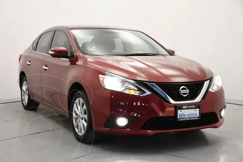 Nissan Sentra Advance Aut usado (2019) color Rojo financiado en mensualidades(enganche $64,000 mensualidades desde $5,035)
