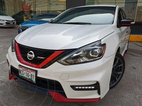 Nissan Sentra Nismo usado (2018) color Blanco financiado en mensualidades(enganche $96,250 mensualidades desde $9,747)