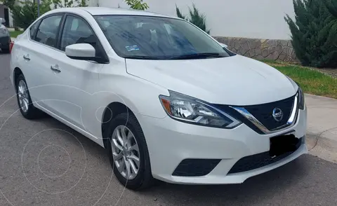 Nissan Sentra Sense Aut usado (2017) color Blanco precio $185,000