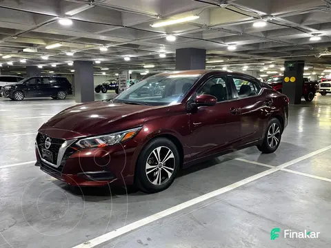 Nissan Sentra Sense Aut usado (2022) color Rojo precio $297,000