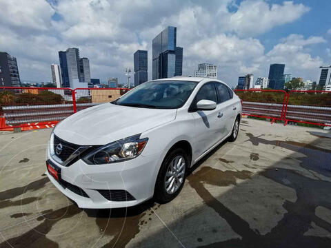 Nissan Sentra Sense Aut usado (2018) color Blanco financiado en mensualidades(enganche $58,764 mensualidades desde $7,440)