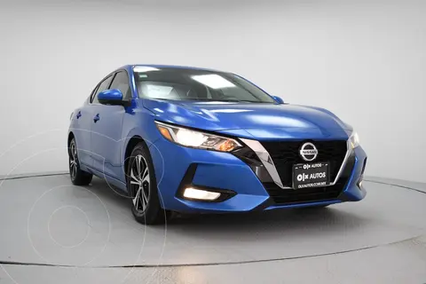 Nissan Sentra Advance usado (2020) color Azul financiado en mensualidades(enganche $83,500 mensualidades desde $4,968)