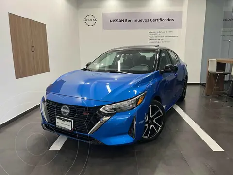 Nissan Sentra SR Platinum Bi-tono usado (2024) color Azul financiado en mensualidades(enganche $91,300 mensualidades desde $9,007)