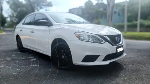 Nissan Sentra Sense Aut usado (2017) color Blanco precio $160,000