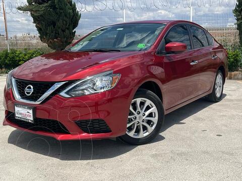 Nissan Sentra Sense usado (2019) color Rojo financiado en mensualidades(enganche $26,980)