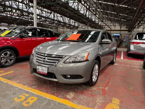 Nissan Sentra Advance Aut usado (2015) color Gris Oxford financiado en mensualidades(enganche $41,500 mensualidades desde $3,800)