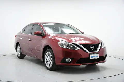Nissan Sentra Sense usado (2018) color Rojo financiado en mensualidades(enganche $50,400 mensualidades desde $3,965)