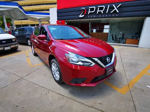 Nissan Sentra Sense Aut usado (2018) color Rojo precio $269,000